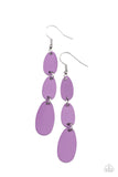 Paparazzi Rainbow Drops Purple Earrings