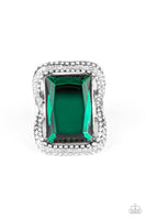 Paparazzi Deluxe Decadence Green Ring