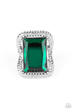 Paparazzi Deluxe Decadence Green Ring