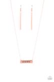 Paparazzi Love One Another Copper Necklace