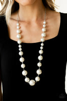 Paparazzi Pearl Prodigy (Pearl's for Girls) White Necklace