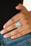 Paparazzi Sweetly Sweetheart White Ring