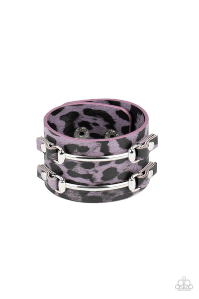 Paparazzi Safari Scene Purple Bracelet