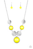 Paparazzi Bohemian Bombshell Yellow Necklace