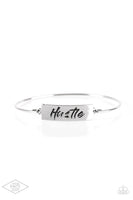 Paparazzi Hustle Hard Silver Bracelet- Life Of The Party