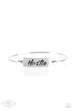 Paparazzi Hustle Hard Silver Bracelet- Life Of The Party