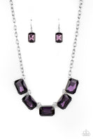 Paparazzi Deep Freeze Diva Purple Necklace