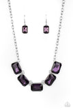 Paparazzi Deep Freeze Diva Purple Necklace