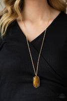 Paparazzi Elemental Elegance - Brown Necklace