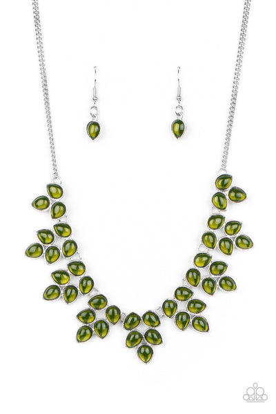 Paparazzi Hidden Eden Green Necklace