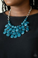 Paparazzi Sorry To Burst Your Bubble Blue Necklace