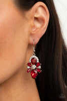 Paparazzi Stunning Starlet Red Earrings