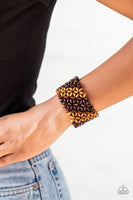 Paparazzi Island Expression Brown Bracelet