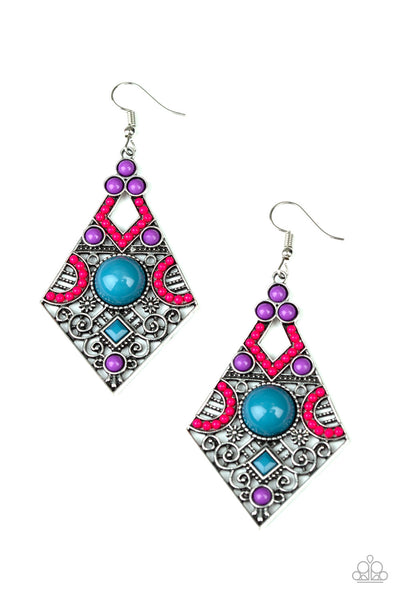 Paparazzi Malibu Meadows Multi Earrings