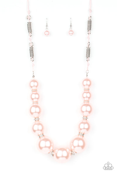 Paparazzi Pearly Prosperity Pink Necklace