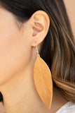 Paparazzi Naturally Beautiful Brown Earrings