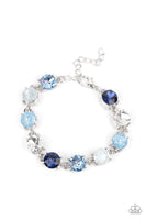 Paparazzi Mega Marvelous - Blue , Duchess Decorum Necklace Blue Celestial Couture Blue Necklace