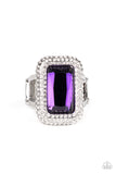 Paparazzi A Grand STATEMENT-MAKER Purple Ring