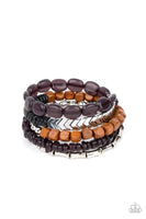 Paparazzi Outdoor Retreat Black Bracelet