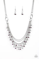 Paparazzi Financially Fabulous Purple Necklace