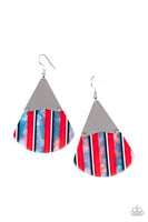 Paparazzi Social Animal Red Earrings