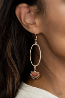 Paparazzi SOL Purpose Gold Earring - Fashion Fix