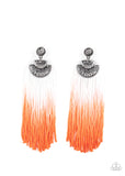 Paparazzi DIP It Up Orange Earrings