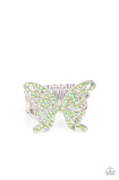 Paparazzi Butterfly Orchard Green Ring