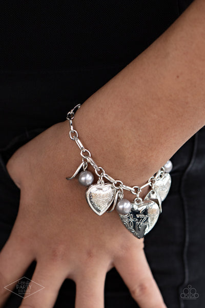 Paparazzi Love Will Find A Way Silver Bracelet - Life Of The Party