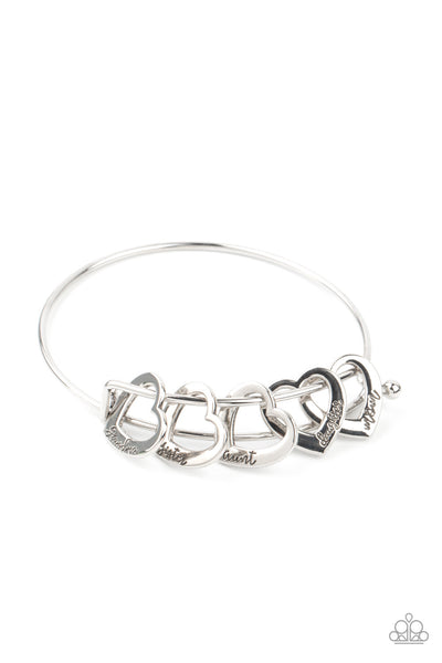 Paparazzi A Charmed Society Silver Bracelet