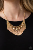 Paparazzi Bragging Rights Gold Necklace