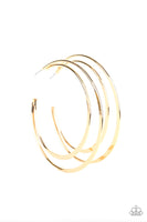 Paparazzi Last HOOP-rah Gold Earrings