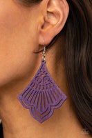 Paparazzi Eastern Escape Purple Earrings