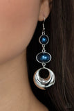 Paparazzi Bubbling To The Surface Blue Earrings