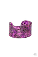 Paparazzi Cosmic Couture Purple-Bracelet