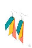 Paparazzi Suede Shade - Multi Earrings