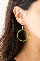 Paparazzi Stoppin Traffic Green Earrings