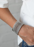 Paparazzi Level The Field Silver Bracelet