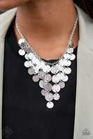 Paparazzi Spotlight Ready Silver Necklace- Fashion Fix Feb 2021