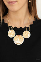 Paparazzi Gladiator Glam Gold Necklace