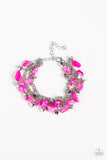 Paparazzi Plentiful Pebbles Pink Bracelet