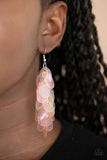 Paparazzi Stellar In Sequins Pink Earrings