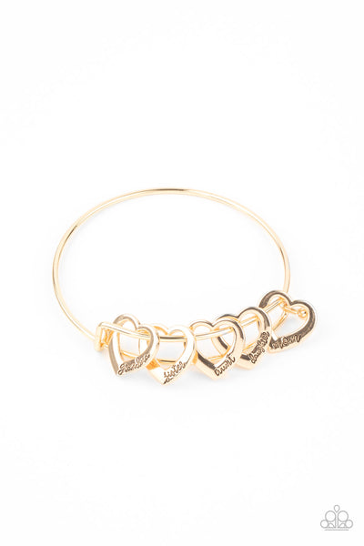 Paparazzi A Charmed Society Gold Bracelet